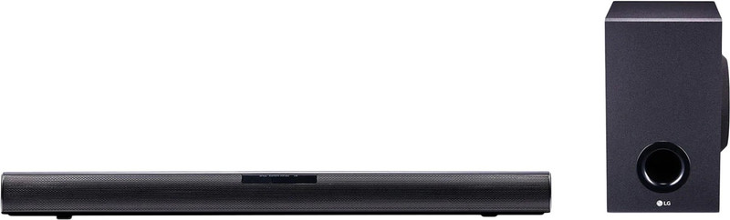 LG SJ2 160 W Bluetooth Soundbar(Black, 2.1 Channel)