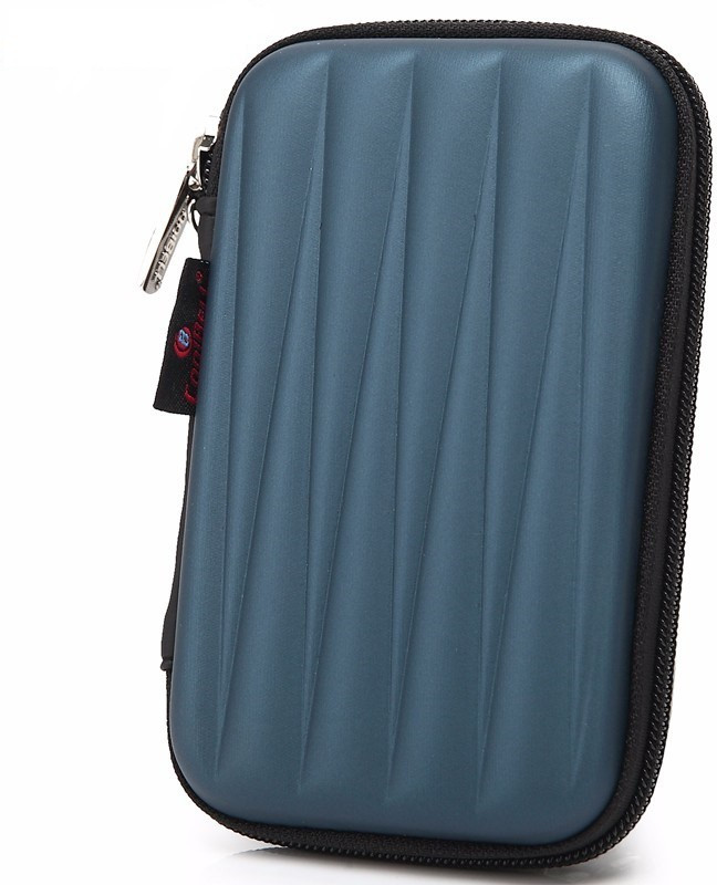 AVB Pouch for Toshiba, WD 2 TB, Dell, Seagate, Hitachi 1 TB, HP, Samsung 1 TB Navy Blue Lining Cover(Blue, Dual Protection, Rubber, Pack of: 1)