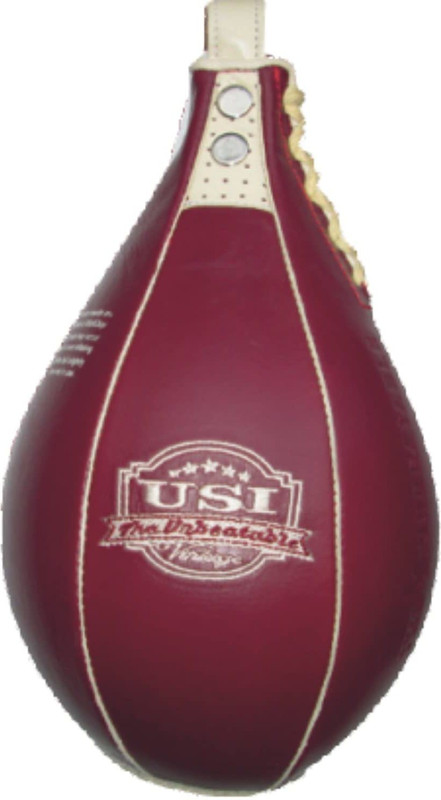 USI UNIVERSAL Speed Bag Boxing , Speed Punching Bag , Top Grain Hide Leather Speed Ball Speed Bag(HEAVY, 25 cm)