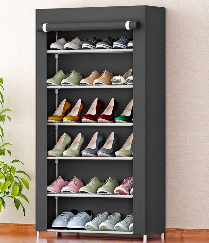 Sampri Shoes Rack Shoe Rack Shoes Stand accessories cover door jointer kytaste metal organiser plastic transparent layer big size engineered wood for home home town low stand box hanging in low price steel for home stand wood tablezuari door shelves for home low price for home wooden anva multipurpo