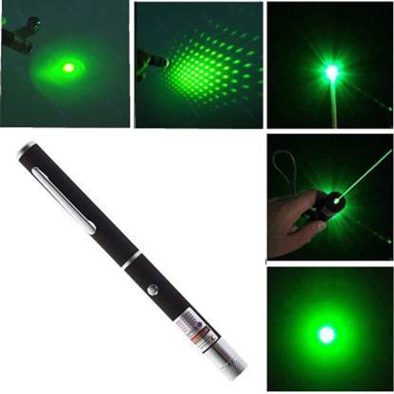 White Devil Laser Pointer Pen Beam with Disco Light (320 nm(320 nm, Green)