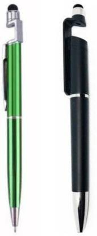 menaso Best collection Mobile Phone Stand ballpoint Pencils Office School writing pen Dual Head Capacitive Touch Screen Tool for Tablet Smartphone Mobile Holder