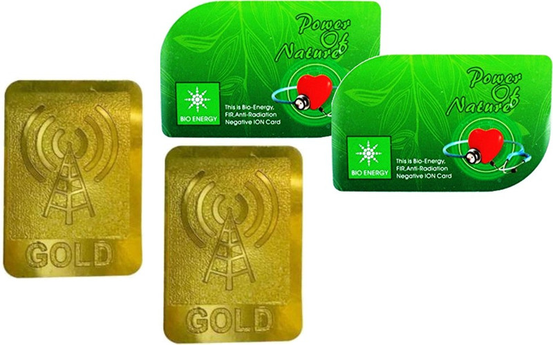 Clickfly Anti Radiation Gold Chip and Bio Health Card Anti-Radiation Card(Generic, Laptop, Mobile, PC, Phone, Tablet, Television)