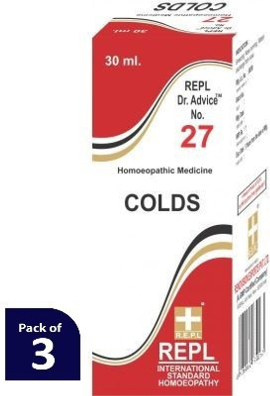 REPL Dr Advice No.27 COLDS Dilution(3 x 30 ml)