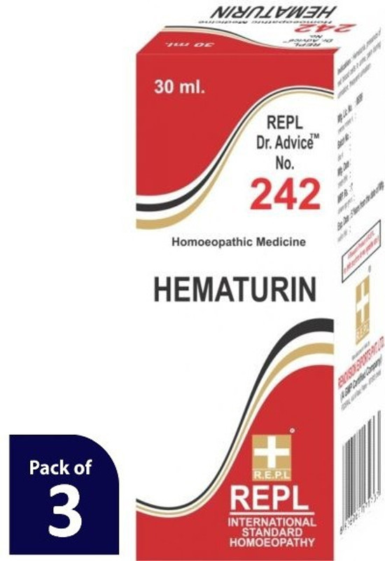 REPL Dr Advice No.242 HEMATURIN Dilution(3 x 30 ml)
