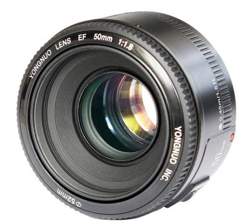 Yongnuo 50mm f1.8 Canon Standard Prime  Lens(Black, 50 mm)