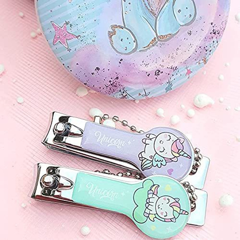 Tera13 Unicorn Nail Cutter/Unicorn Nail Cutter for Girls/Nail Cutter for Kids Multicolor (Pack of 2)
