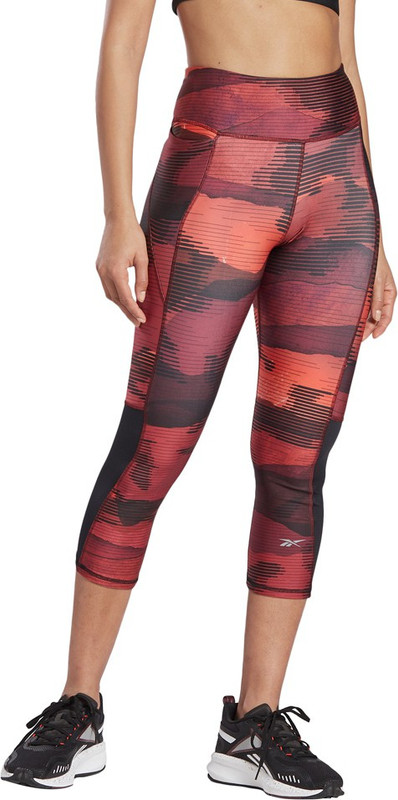 REEBOK Solid Women Maroon Tights