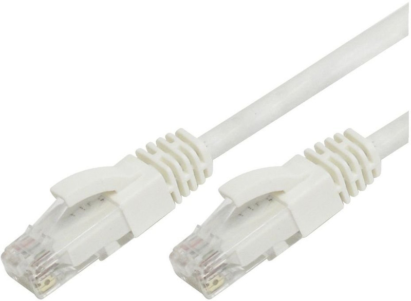 TERABYTE  TV-out Cable Terabyte 10 Meters CAT6E High Speed Patch Cord Ethernet Lan RJ45 Cable(White, For Computer, 10 m)