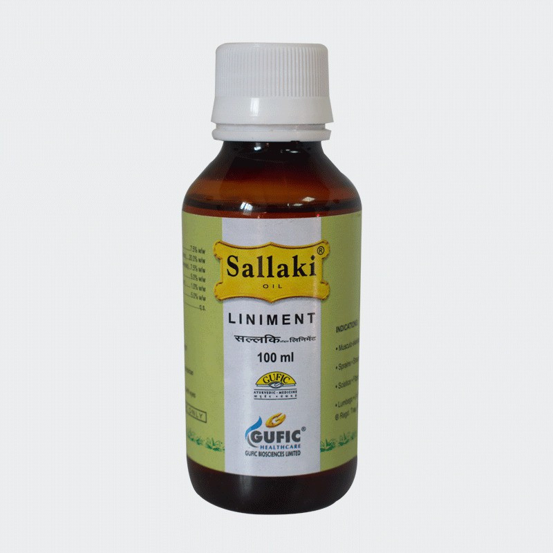 Gufic Sallaki liniment, 100ml (Pack of 8)(Pack of 8, 800 ml)