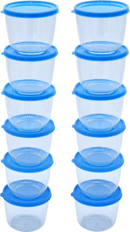 STOREMASTER Plastic Utility Container - 350 ml(Pack of 12, Blue)