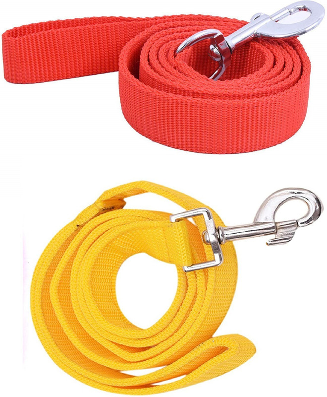 DYS Pets 143 cm Dog & Cat Strap Leash(Red, Yellow)