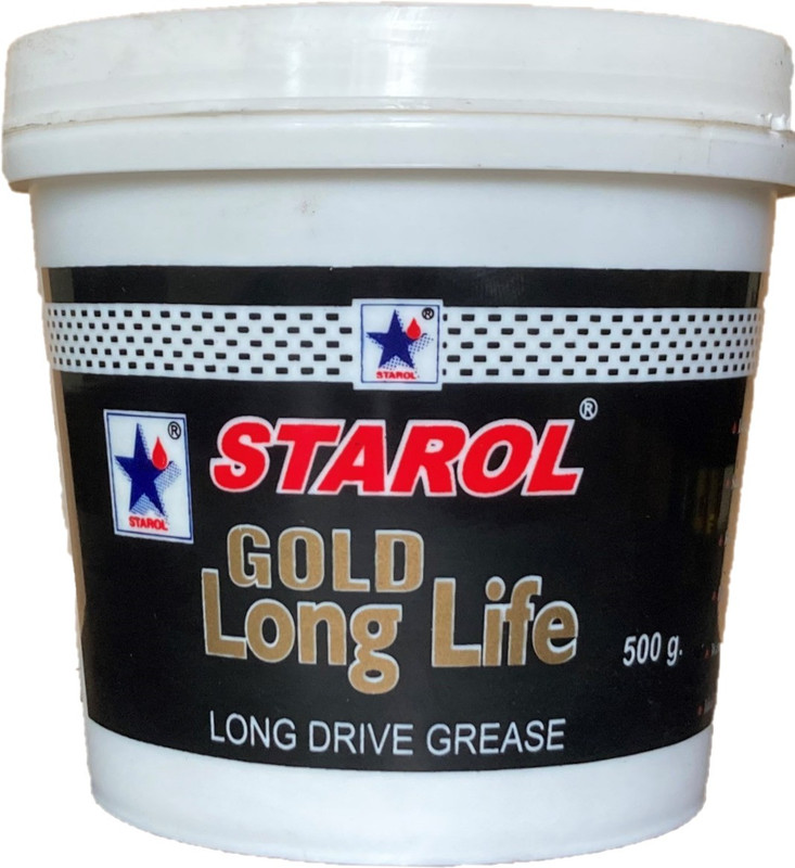 STAROL SR-GLMP3 Gold Long Life Multipurpose (NLGI-3) Lithium Based Grease(0.5 L)