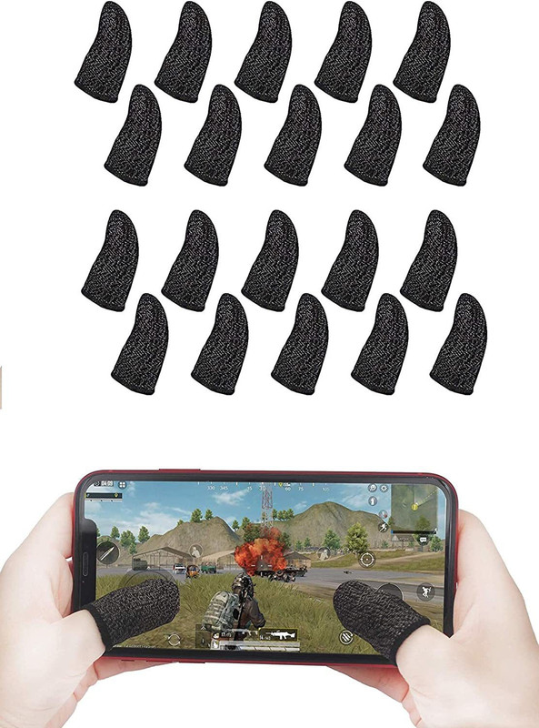 Viraan Mobile Game Finger Sleeve Pack of 10 (Pair) Touch Screen Finger Finger Sleeve(Pack of 20)
