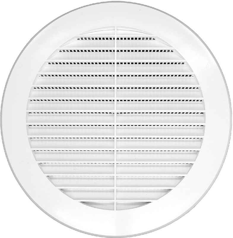 OICOTA Circle Cowl Air Vent Grille Cover Ducting |White, 6 Inch For Hose Pipe(18.7 cm)