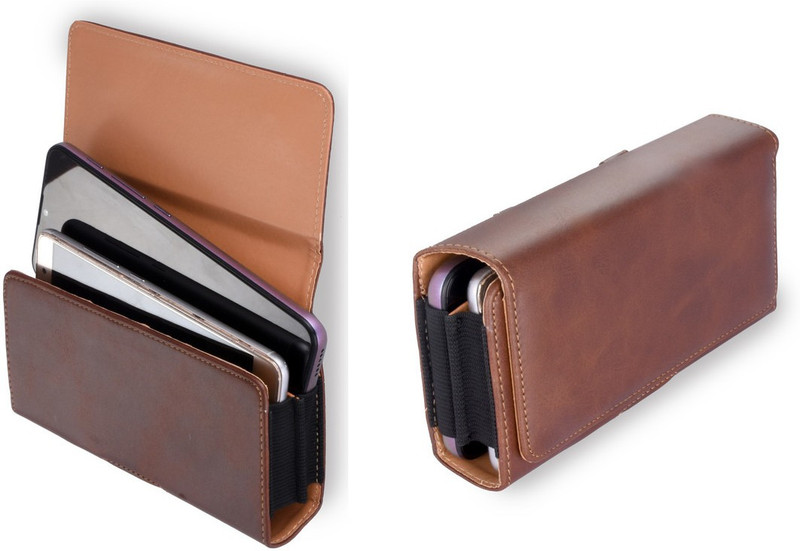 HARITECH Pouch for Apple iPhone 13 Pro Max (6.7 Inch)(Brown, Holster, Pack of: 1)