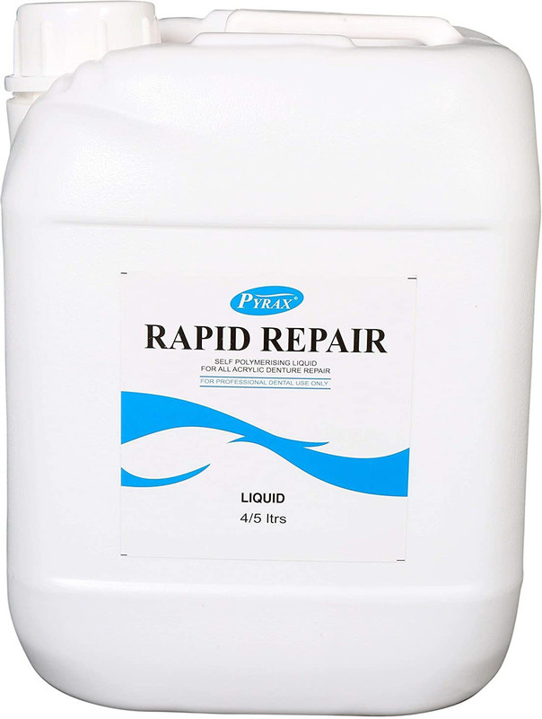 pyrax Rapid Repair Liquid, Cold Cure Liquid For Self Cure Denture Base Material Liquid 400 Ml Teeth Whitening liquid(400 ml)