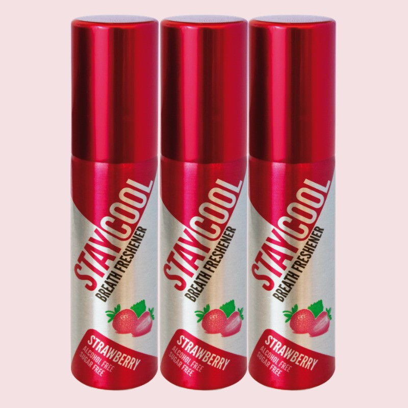 STAY COOL (1Mint +1Fruity Mint) Breath Freshener Spray 40 mL Pack of 2 Spray(40 ml)