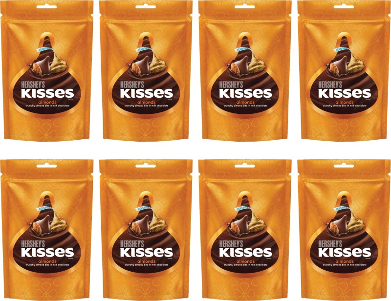 HERSHEY'S Kisses Almonds Truffles(8 x 33.6 g)
