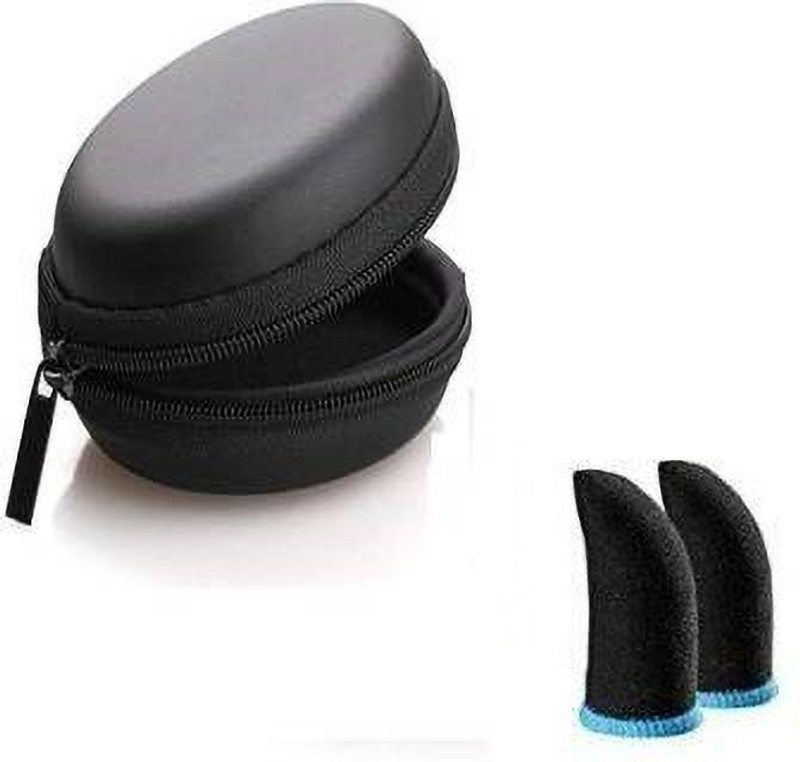 Jape Thumb and finger Sleeve For Pubg and all Gaming (Pair of 1) with Black Pouch Finger Sleeve(Pack of 2)