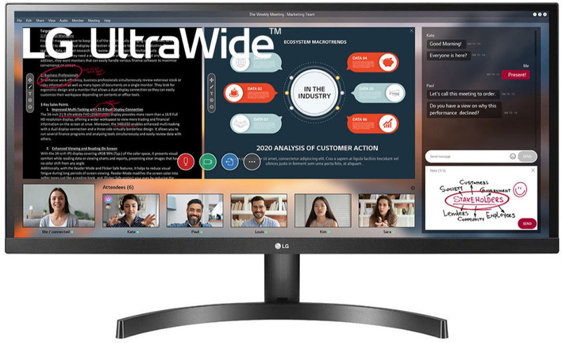 LG 29 inch WFHD LED Backlit IPS Panel with HDR 10, Black Stabilizer, Dynamic Action Sync, Dual Controller, OnScreen Control Immersive UltraWide…