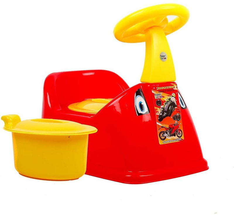 KORBOX Baby Potty Training Seat- Chair for Kids- Infant Potty Toilet Chair with Removable Tray & Closing Lid Potty Seat(Red)