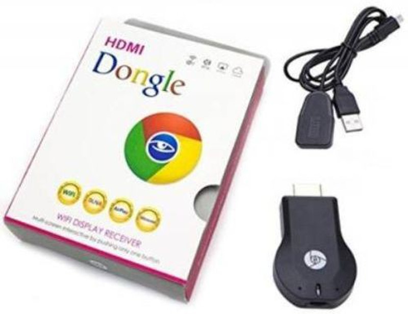 GUGGU VKA26_AJ71-Chrome cast WiFi HDMI Dongle & Wireless Display for TV Media Streaming Device(Black)