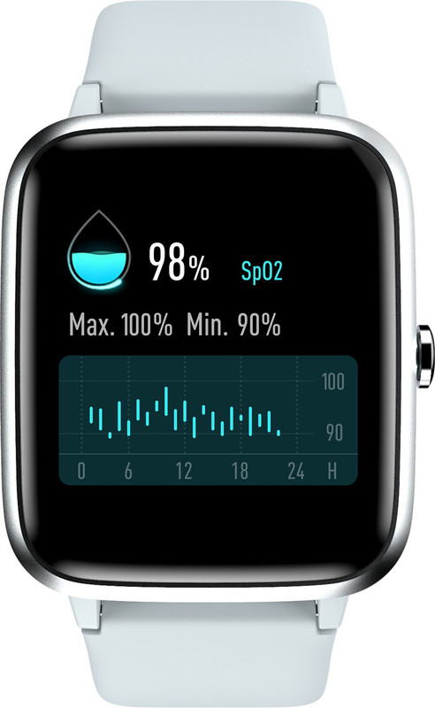 Noise ColorFit Pro 2 Oxy Smartwatch(Grey Strap, Regular)