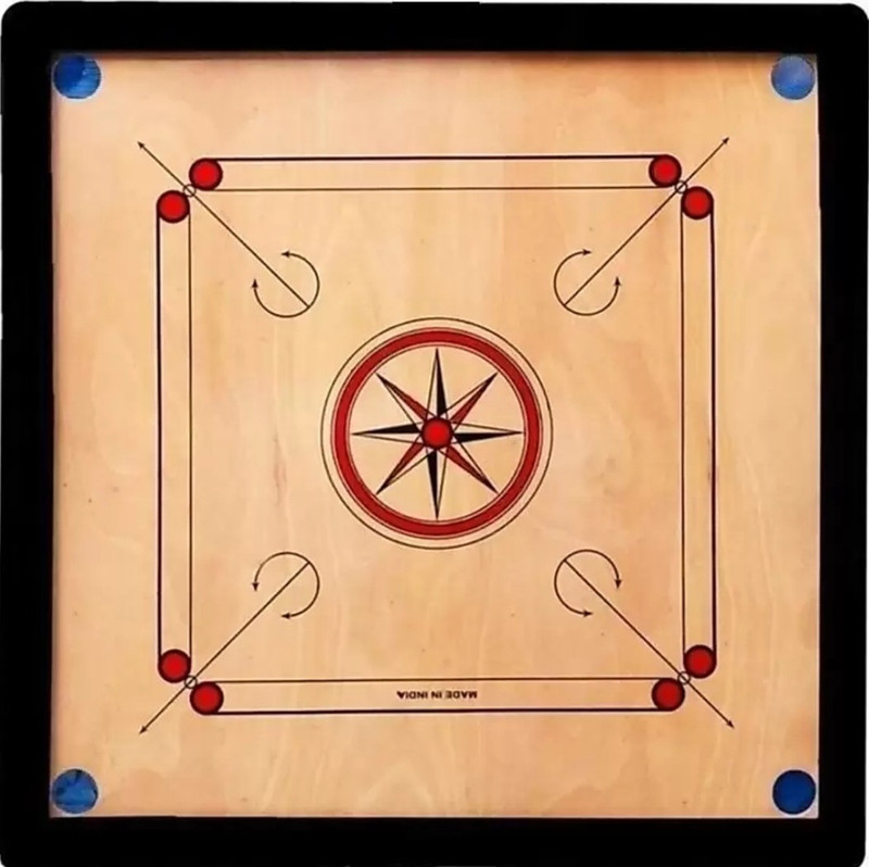 Carrom talk Combo full size 3.81 cm Carrom Board(Multicolor)