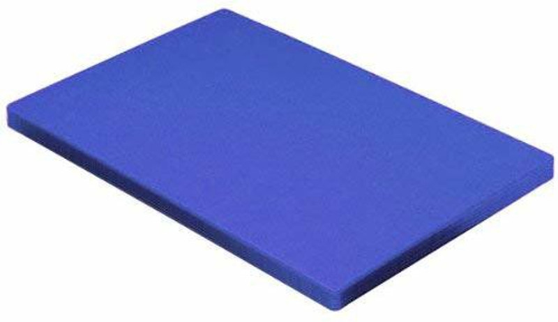 Everbuy Cutting Chopping Board for Kitchen Vegetable and Fruits Plastic Chopper Cutter Board Non-Slip Antibacterial Surface with Extra Thickness 18x12 Inches (BLUE) Plastic Cutting Board(Blue Pack of 1 Dishwasher Safe)