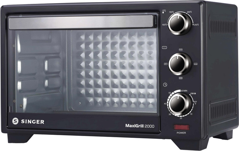 SINGER 20-Litre MaxiGrill 2000 1500 W(Black)