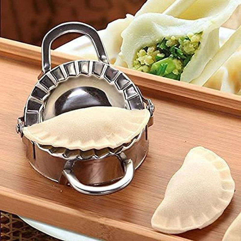 Buy From Best Stainless Steel Dumpling Maker Dough Press Mould Dough Making Tools Steel Steamer(0.15 L)