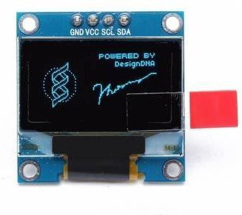 TRUSTECH D1286464 Rsi 0.96 Inch 4pin Iic, I2c Oled Display Module for Ar-duino, Blue Electronic Components Electronic Hobby Kit