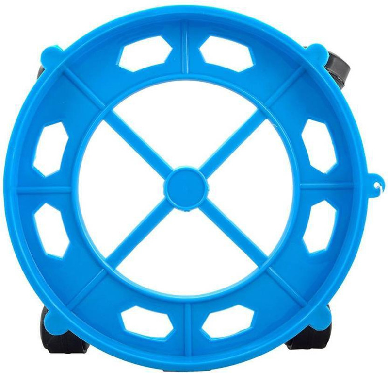 VEDITM Gas Cylinder Trolley with Wheels | Cylinder Stand | Movable Cylinder Stand, Silver Gas Cylinder Trolley BLUE Gas Cylinder Trolley(Blue)