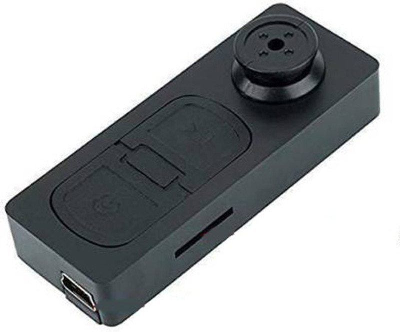 SATTOBISION Mini Shirt Button SPY/Hidden Camera with SD/TF Card Slot Security Camera HD Audio and Video CCTV Button Hidden Camera with SD Card Slot Security Camera(32 GB, 1 Channel)