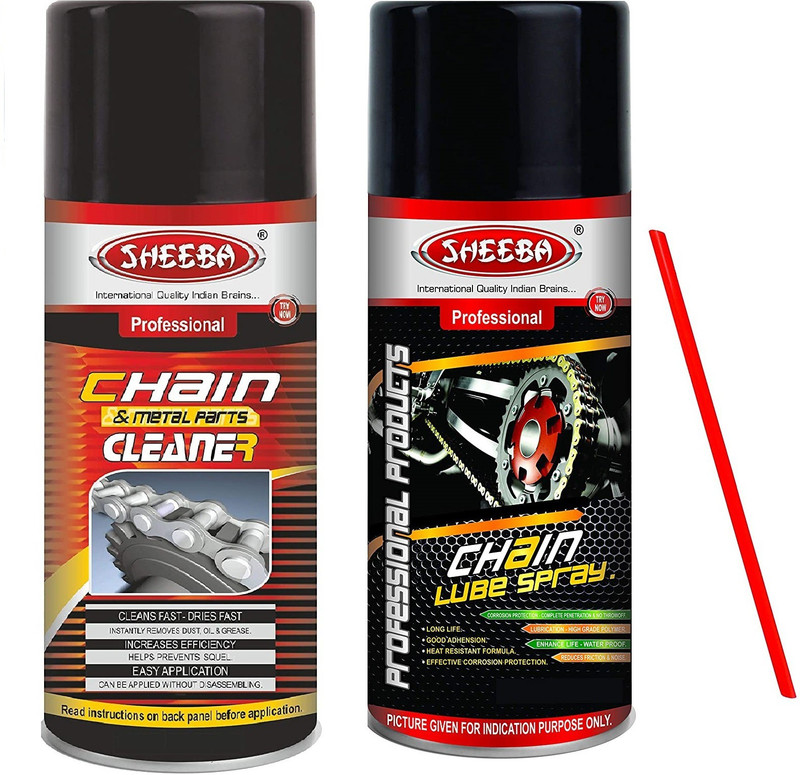 Sheeba Chain Lube spray 160ml & Chain Cleaner 160ml Chain Oil(320 ml)