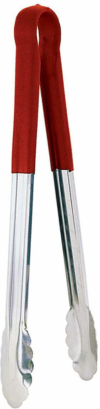 MobFest ST-09 ® Stainless Steel Kitchen Tongs Stainless Steel Serving Tongs Salad Tongs, 9 Inch 23 cm Utility Tongs(Pack of 1)