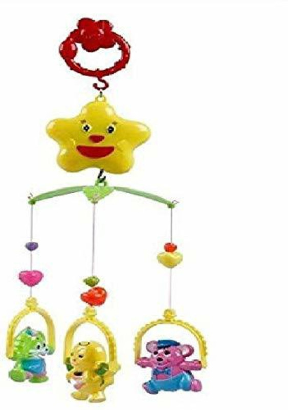 SWASHAA 5 Pcs Lovely Colourful Musical Rattle Toys with Hanging for Toddlers TOY Rattle(Multicolor)