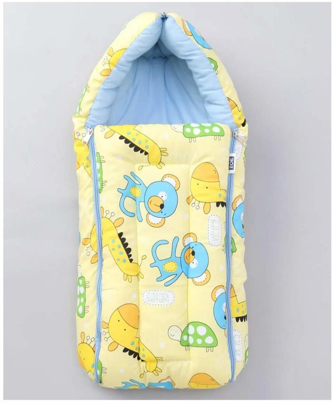 Baby Desire Cotton Baby Sleeping Bag/Carry Bag (0-3 Months) Soft & Comfort Sleeping Bag