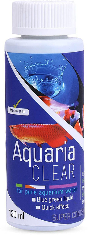 VAYINATO Aquatic Remedies Aquaria Clear, 120ML for Fish Tank Cloudy Water Remover Aquarium Tool