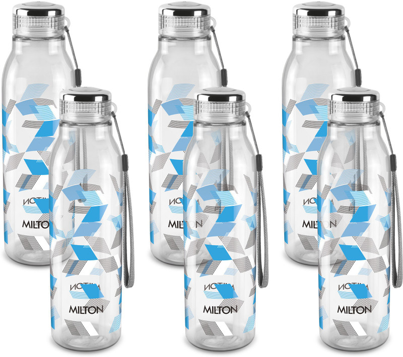 MILTON Helix Pet Water 1000 ml Plastic Bottle(Pack of 1, Blue, Clear)
