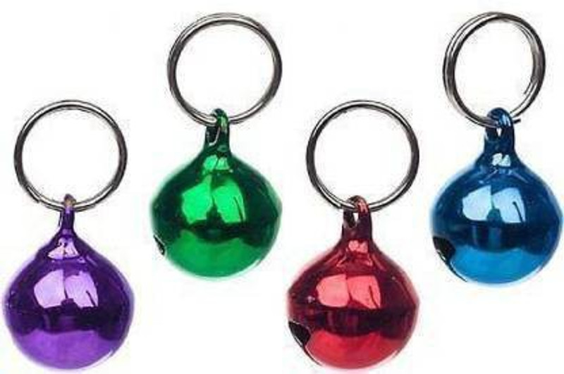 RCWORLD Plain Colorful Charm Collar Bell for Dog, Puppies & Cat Dog Everyday Collar (Large) Bell Dog & Cat Collar Charm(Multicolor, Ball)