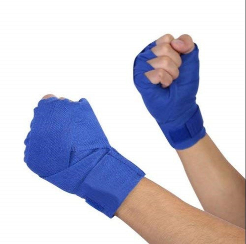 usi Black Cotton Hand Wrap 628A 2.75mtrs.Black Boxing Hand Wrap(Red, 2.75mm) Gym & Fitness Gloves(Black)