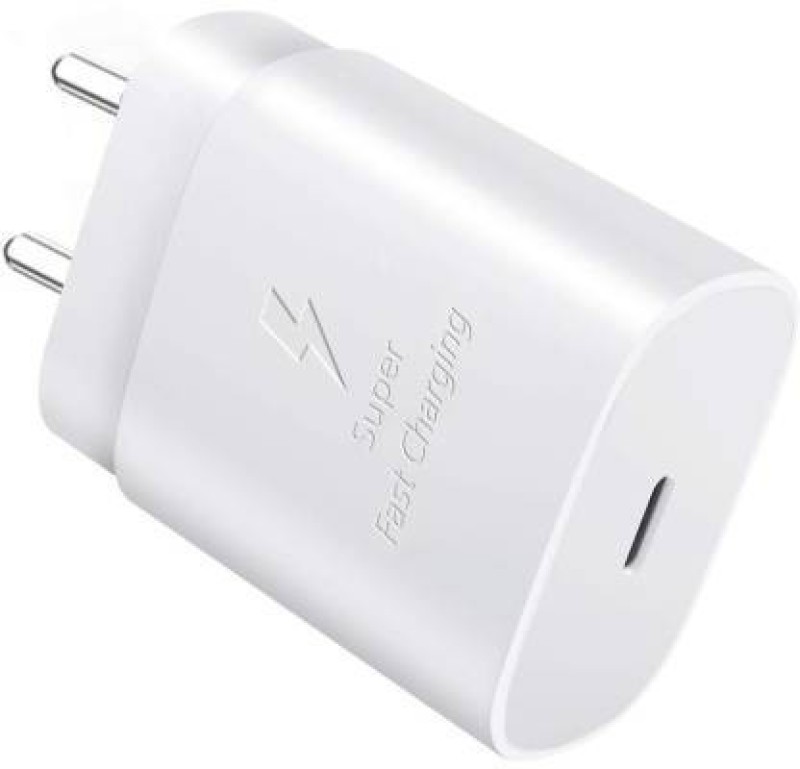 SAMSUNG Original 25W , USB -C Compatible Power Adaptor for all Samsung Devices (Fast Charge 2.0)(White)