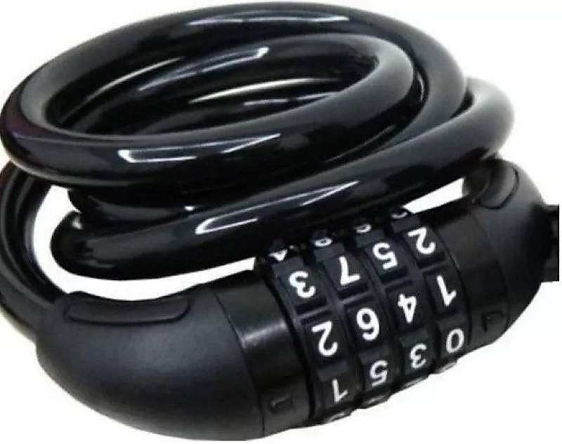 MobFest Anti-Theft Steel Strong Bicycle/Luggage/Helmet Security Lock with Number Cycle Lock