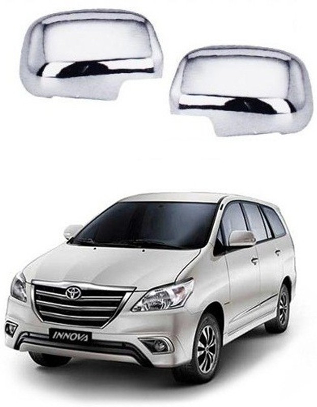 Auto Smart Look ASL1057	Car Side Mirror Chrome Cover for Toyota innova (2015 - 2016) Silver Plated Car Mirror Cover(Toyota Innova)