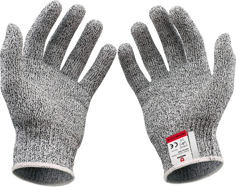 SHREETA Nylon Anti Cut Resistance Hand Gloves (1 Pair) Re-usable and Washable Gardening Shoulder Glove