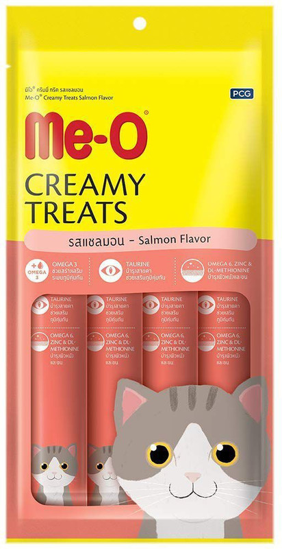 Me-O ME-O Creamy CAT Treats - Crab Flavor Pack of 12 Chicken 0.36 kg (6x0.06 kg) Dry Young Cat Food
