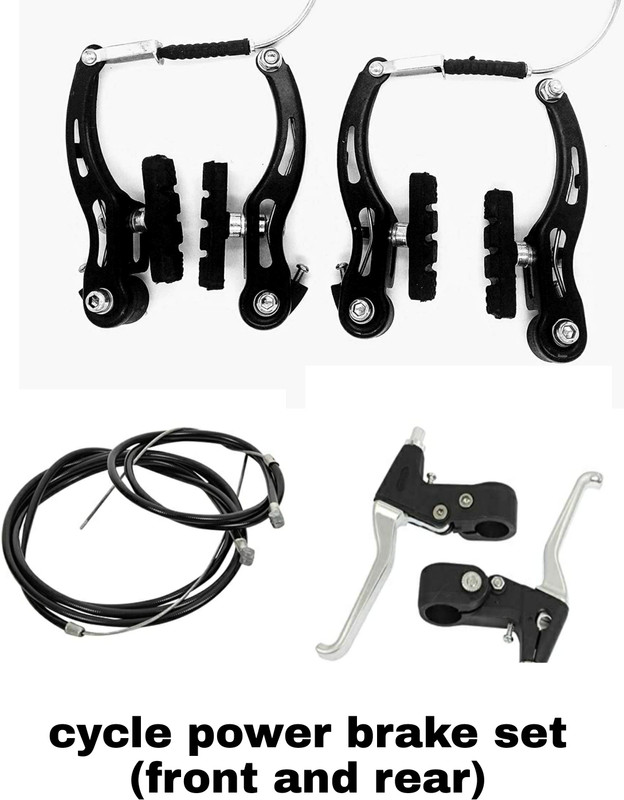 Yougem Bicycle Power Brake Brake Shoe(Black)