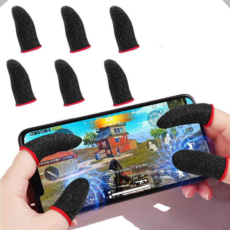 BQH PRO (4 Piece) Thumb & Finger Sleeve for Mobile Game Finger Sleeve(Pack of 2)